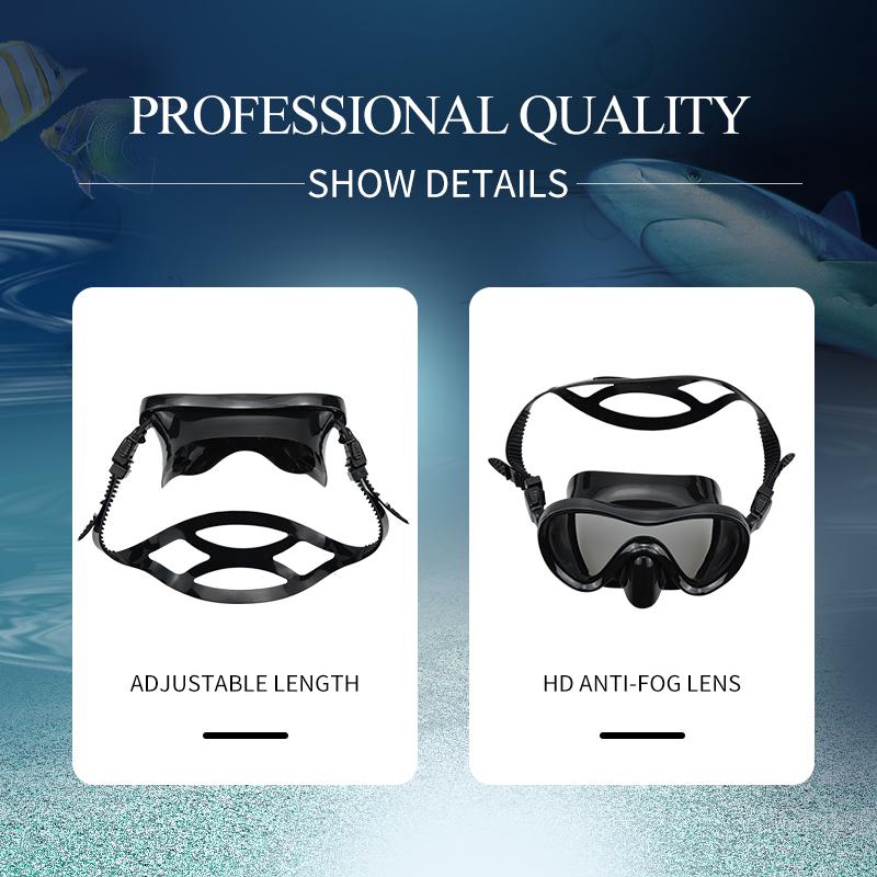 Factory Scuba Mask Snorkeling Scuba Dive Glasses Tempered Diving Goggles