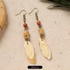 Original Design Traditional Chinese Medicine Plant Earrings Retro Literature Natural Fruit Handmade Long Earrings Women
