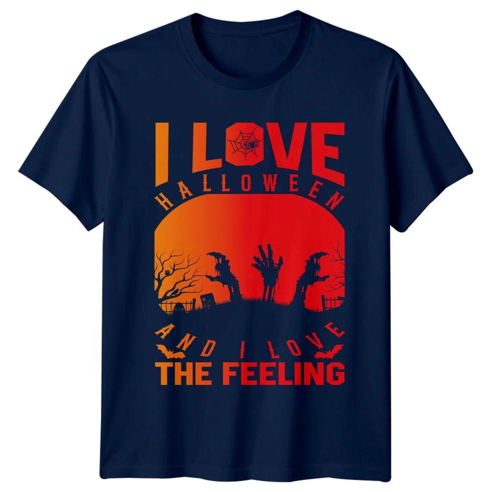 I Love Halloween And I Love TShirt Zombie Gift For Him And Her