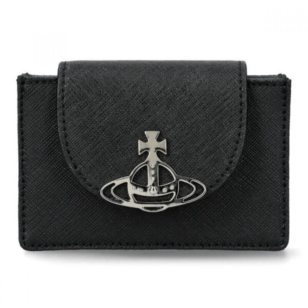 

Vivienne Westwood Galleria Luxury Flap Card Wallet 5402000bw L001n N401 No options