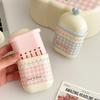 Portable Double Layer Soap Dish With Lid Draining Travel Size Cute Cotton Swab Box Student Friendly Bathroom Organizer