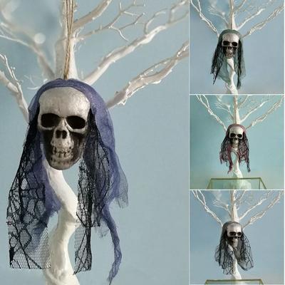 Decor Festival Party Supplies Human Skeleton Halloween Props Skull Hanging Ornaments Bone Head