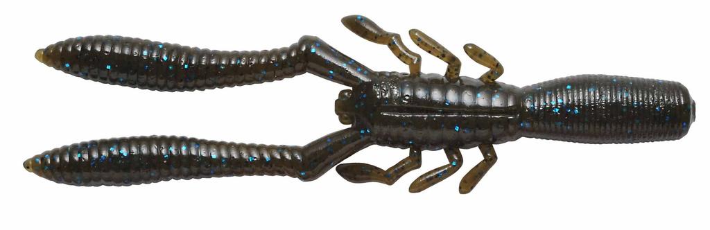 Megabass Bottle Shrimp Green Pan Blue Lure, 3-inch,