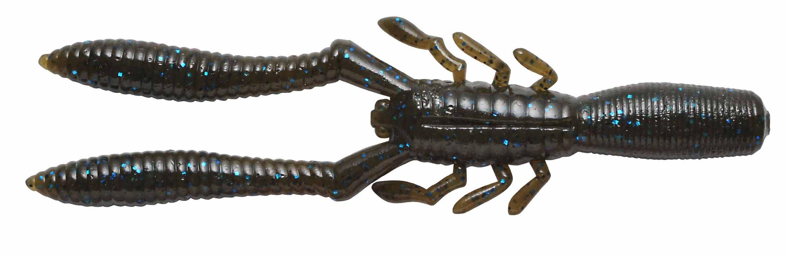 

Megabass Bottle Shrimp Green Pan Blue Lure, 3-inch,