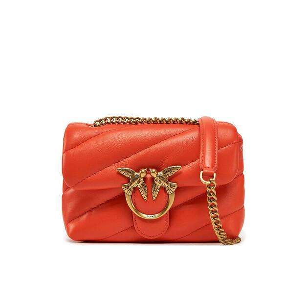 Сумочка PINKO Love Puff Baby Cl PE25 PLTT 100040 A0F2 оранжевый