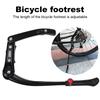 Bicycle Kickstand Adjustable MTB Side Rear Kick Stand Parking Support Stand Aluminum Alloy Bicycle Stand Cycling Accessories