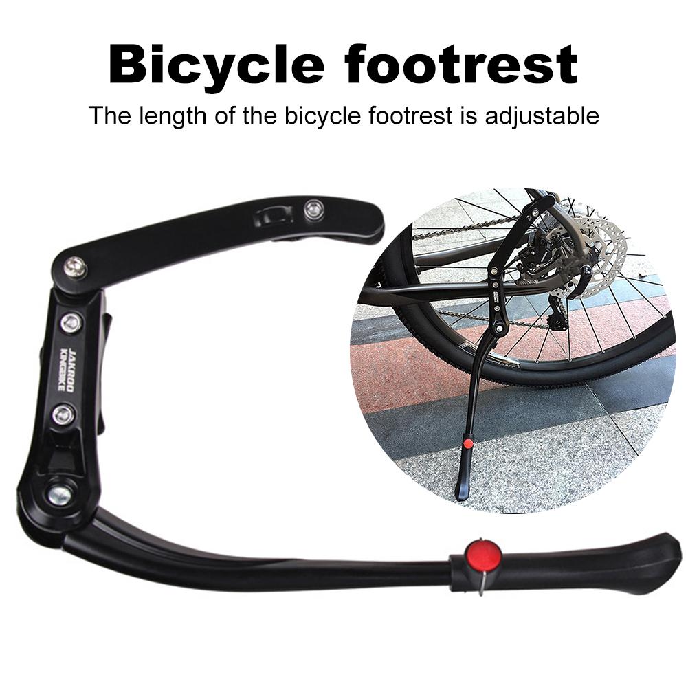 Bicycle Kickstand Adjustable MTB Side Rear Kick Stand Parking Support Stand Aluminum Alloy Bicycle Stand Cycling Accessories