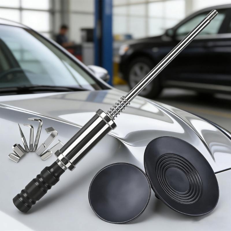 Dents Repair Tool Nonslip Hammer with Heads Tap Down Tool Paint Dents Removal Kit Tap Down Hammer