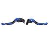 Motorrad Klappkupplungshebel CNC 6061 Aluminiumlegierung Kupplungsbremshebel für S1000RR S1000R Blau