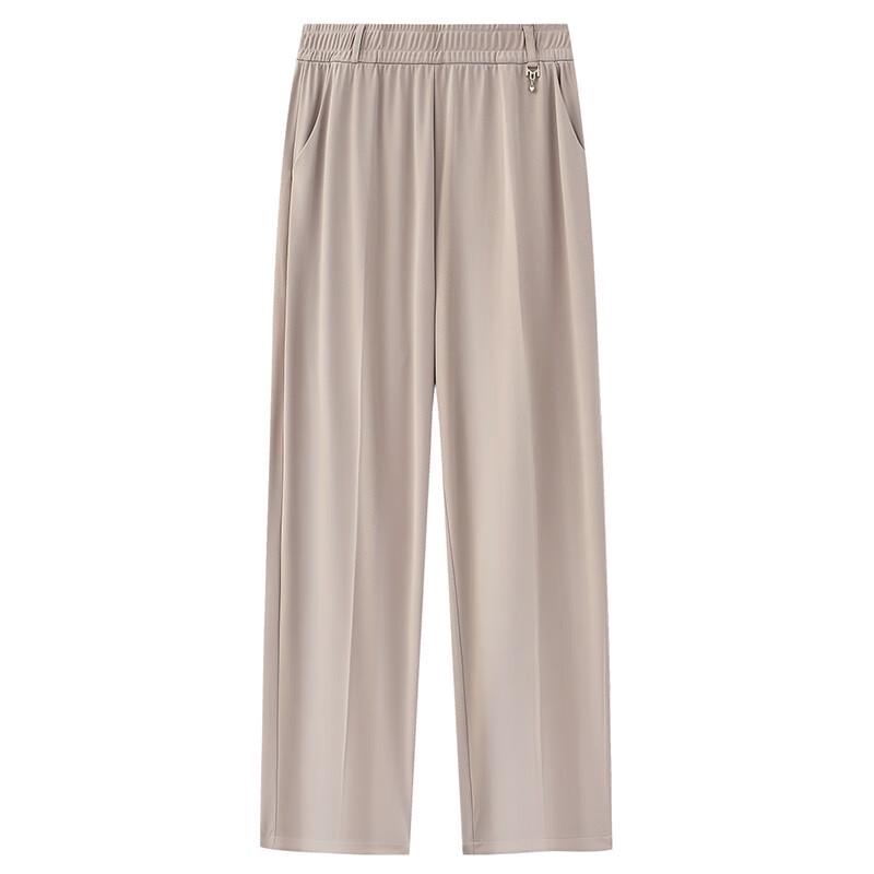

XUEXI Mom s Summer Ice Silk Casual Pants 2XL