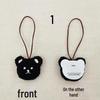 Korean-Style Cute Bear Doll Bag Pendant & Children's Name Tag Keychain