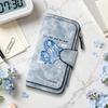 Cyber Pattern Long Wallet Multi Card Slot Fashion Portable PU Leather Purse