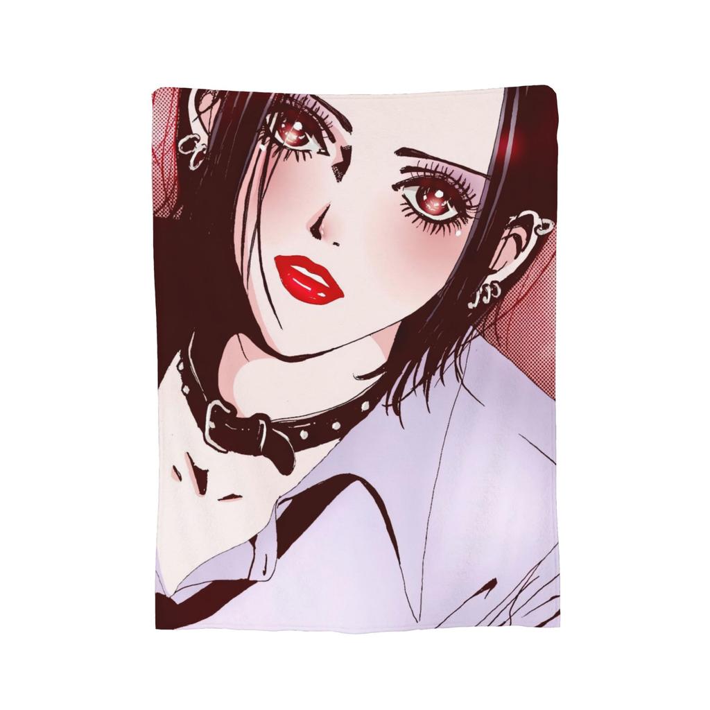 Nana Anime Manga Blankets Flannel Autumn/Winter Portable Super Warm Throw Blanket for Bed Office Bedspread