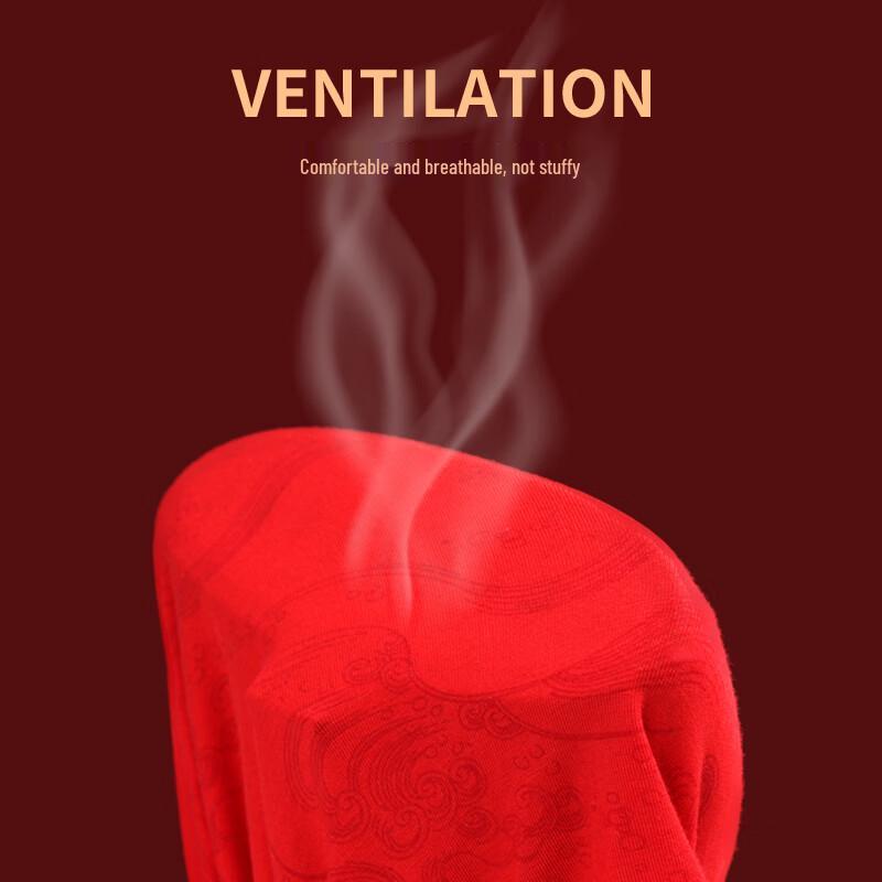 Yalu Men's Red Modal Boxer Briefs 3-Pack