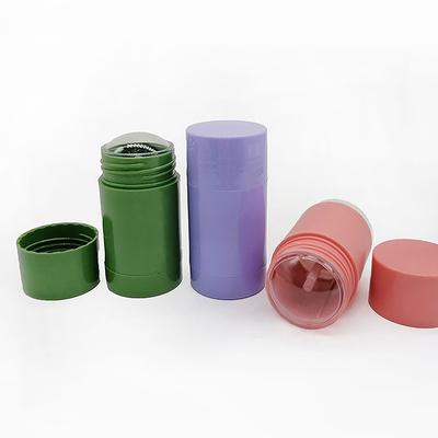 40G Empty Deodorant Containers Refillable Plastic Twist-Up Bottle For Diy Natural Deodorant Stick Cosmetics Tube