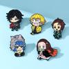 Cartoon Ghost Exterminator Comic Brooch Cute Anime COS Peripheral Memorial Props Makimen Tanujiro Badge