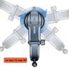 Rotating Car Phone Holder with Folding Design and Strong Suction Cup Base