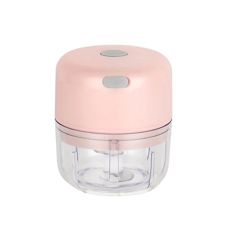 Electric Garlic Chopper Portable Vegetable Chopper Garlic Masher Food Processor for Ginger Peppers Meat Spices BBQ Accessories