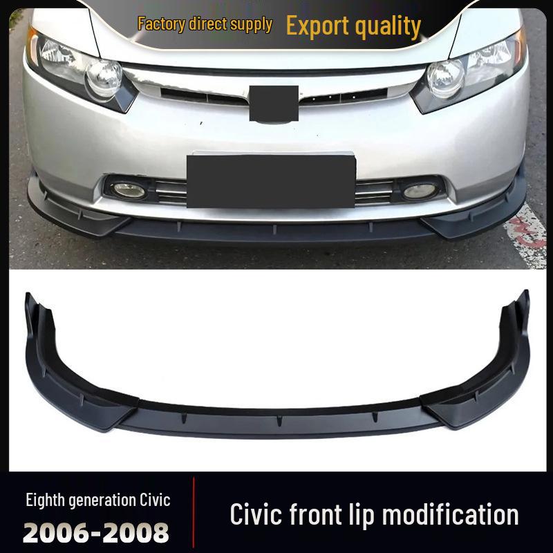 2006-2011 8th Gen Honda Civic Front Lip Bumper Body Kit Modification
