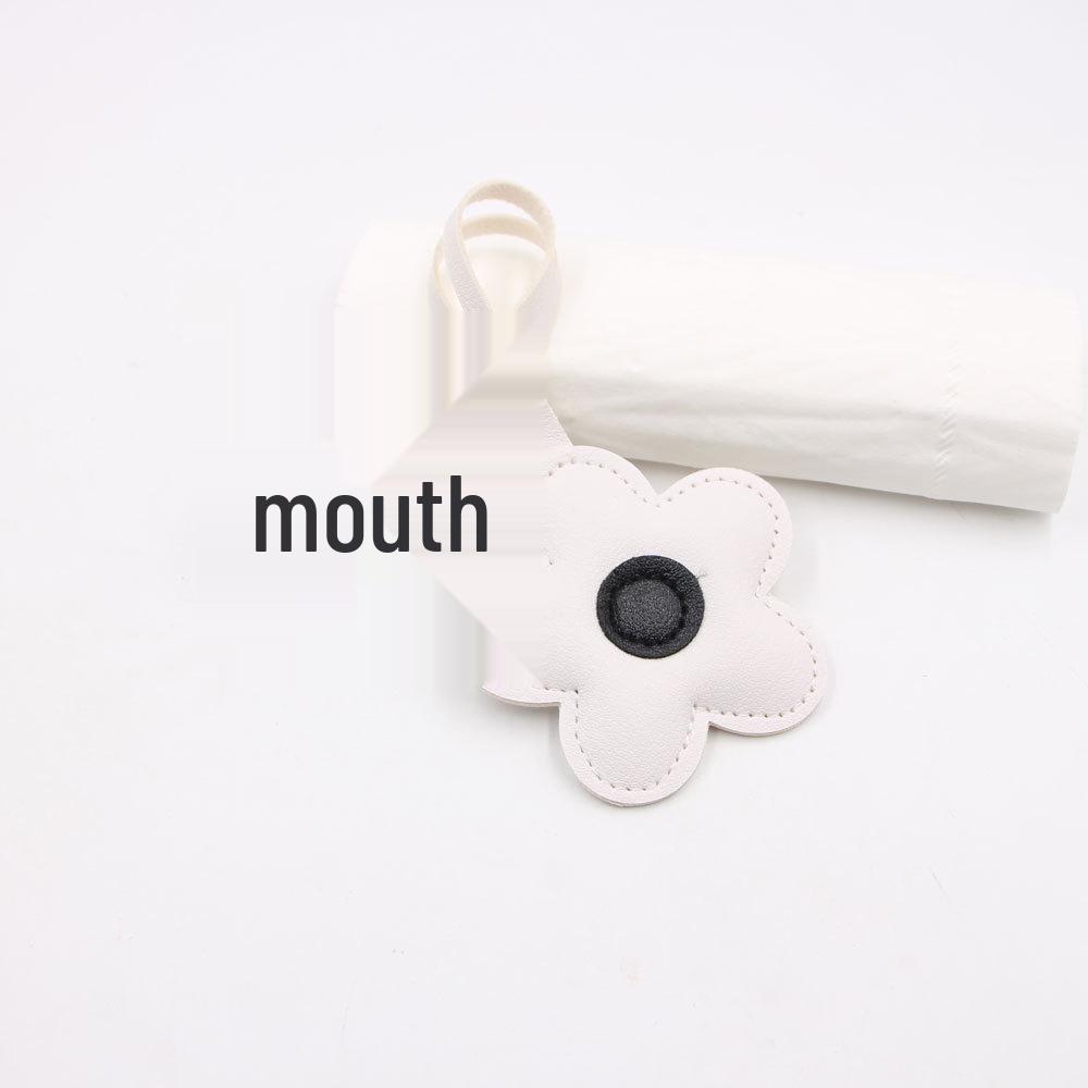 Fresh Cherry Blossom Leather Handbag and Mobile Phone Pendant Accessory