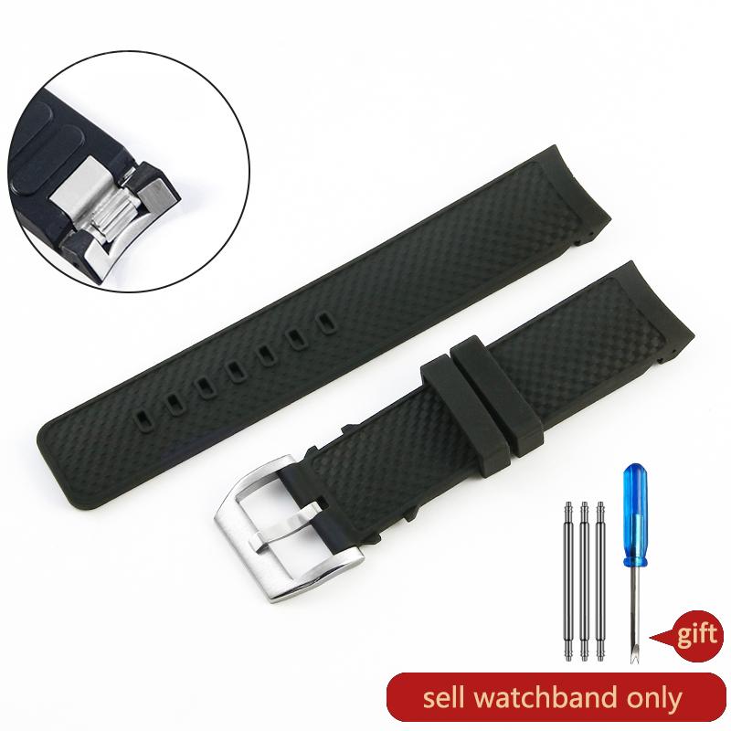 

Wear-resistant Durable Fluororubber Watch Strap for IWC Aquatimer Family Series IW328802 IW376806 Quick Detachable Watchband22mm 22mm