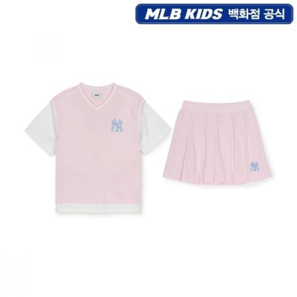 

Комплект жилета Mlb Kids Varsity с коротким рукавом Pink/110