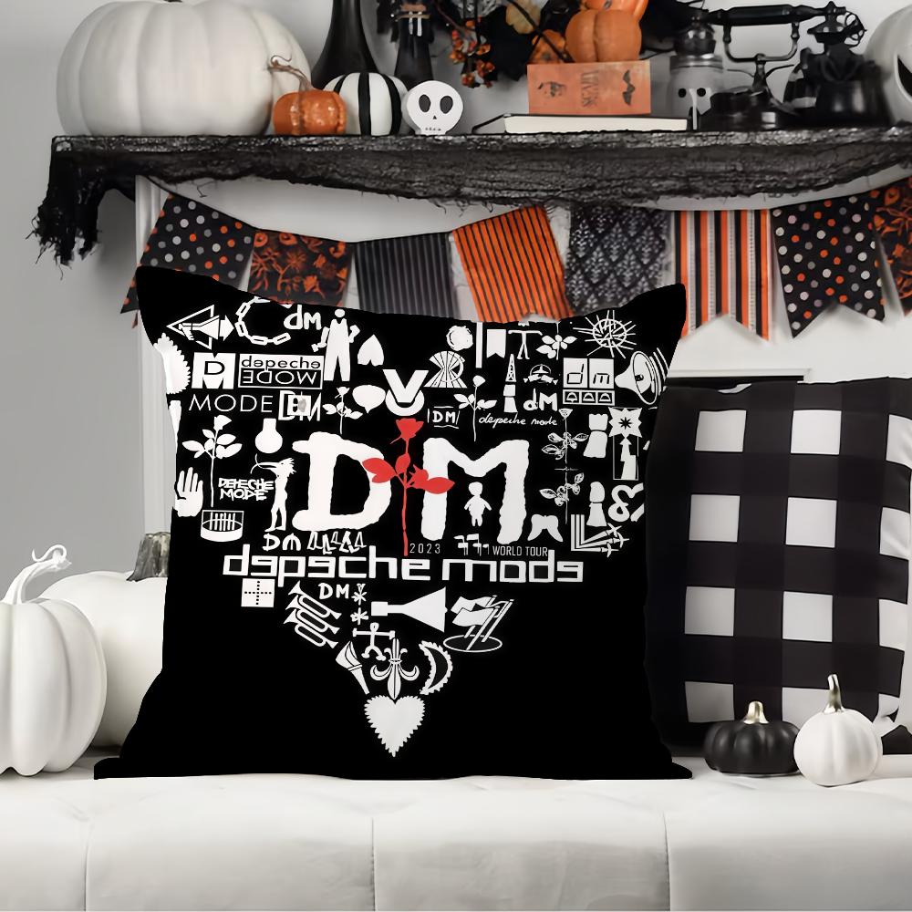 Rock Band D-Depeche M-Modes Pillow Case Office Cushions Suitable For Sofa Car Bedroom Decorative Cushion Cover