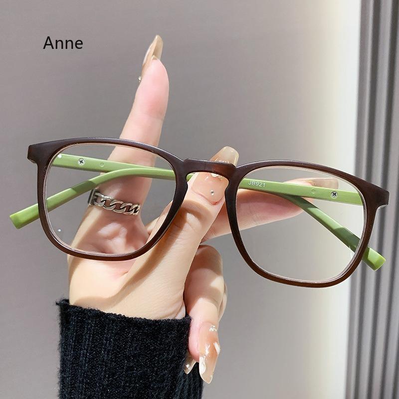 Women's Stylish Reading Glasses Unisex Blue Light Blocking Presbyopia Vintage Ultralight Square HD Lens Eyeglases for Ladies