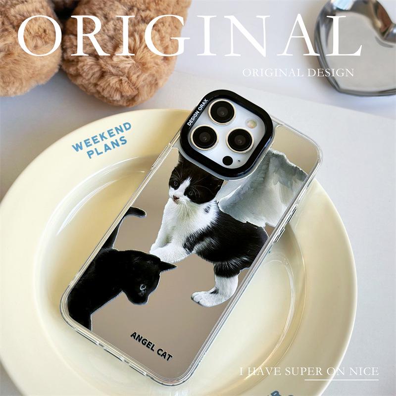 Zhitai Three-in-One Mirror Case for iPhone 15/14 Pro Max & 13/12