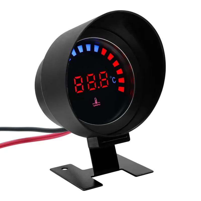 ZMFJH Digital Water Temperature Gauge with Flashing Alarm Water Temp Meter Sensor Adaptor Joint Pipe Sensor Radiator 26-40MM