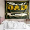 Green Bay Packers Fan Gear Tapestry Accessories Playroom Tapestry, for Bedroom,Livingroom, dormitory Room Wall Decor Fan Birthday Gifts