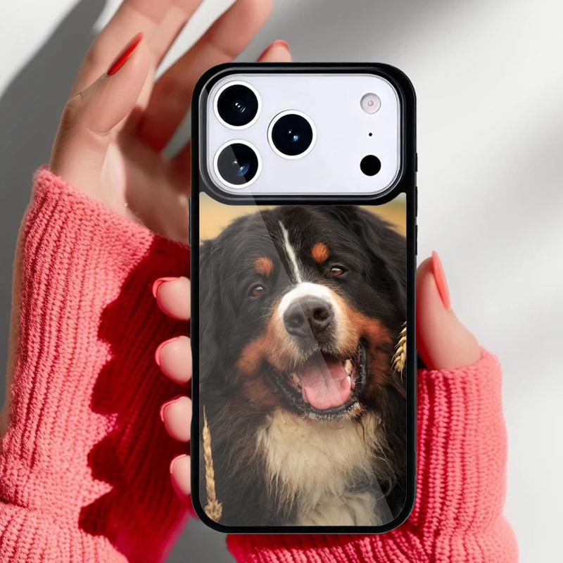 Bernese Mountain Dog Phone Case for iPhone 17 16 15 14 13 Pro Max Back Cover for 12 11 Pro Coque