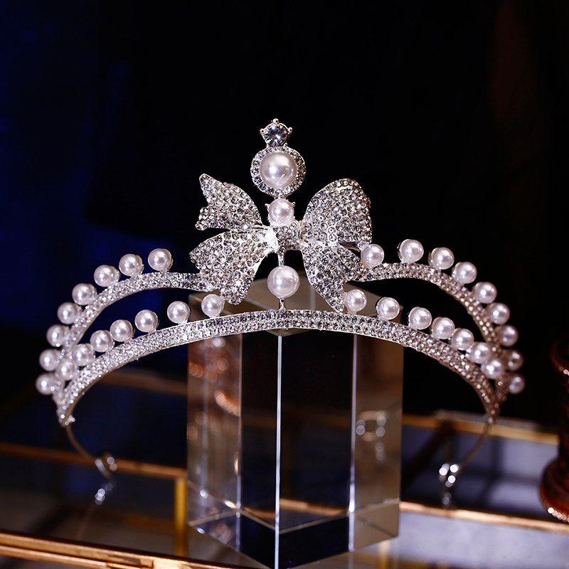 Bridal Wedding Elegant Crown Shiny Rhinestone Headdress 10#Crown