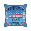 Decorative Pillow Cover America  Year Anniversary  Merch Seat  Throw Pillow Case Cover Zipper Multiple Sizes
