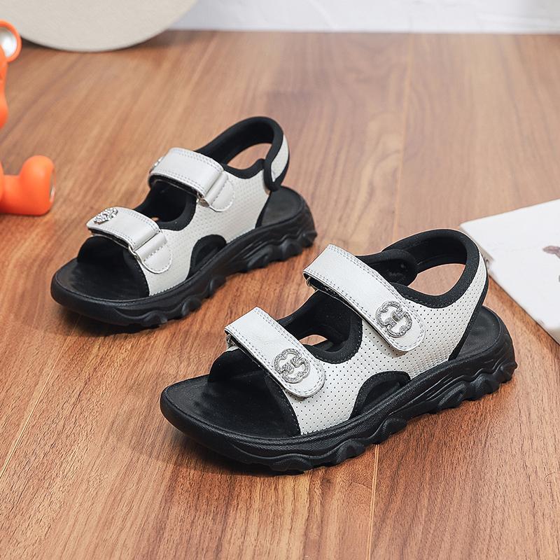 26-37 Children's Large Anti Slip Waterproof Fashion Velcro Sandals Outdoor Beach Shoes Children's Shoes