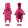 Adjustable Dog Raincoat With Reflective Stripes Small Medium Large Breeds Waterproof Outdoor Pet Coat