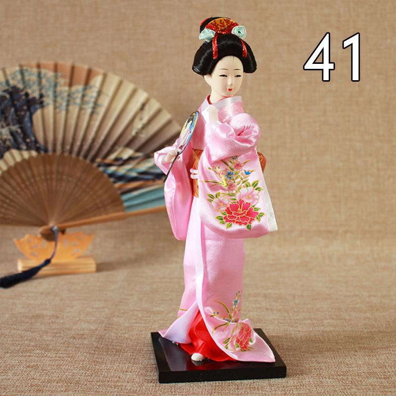 Krásné japonské figurky gejš Panenky s krásným kimonem Domácí dekorace na plochu Miniatury Kolekce ozdob z gejš Dárek