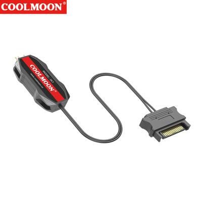 RGB Remote Controller ARGB 5V 3PIN To SATA 1 To 4 Sync Motherboard Cable Extension Line for PC Fan Cooling Fan Light Strip
