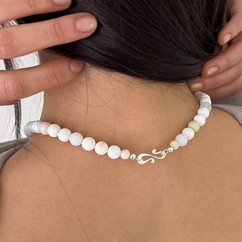 

NUDOOR Jade necklace 8mm