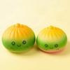 Gradient Cartoon Steamed Bun Toy Slow Rebound Stretchy Simulated Dumpling Squeeze Toy Portable Smiling Bun Hand Exercise Relaxation