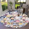 Re Zero Round Area Rug Carpet Rug For Living Room Bedroom Sofa Playroom Decor Nonslip Floor Mat