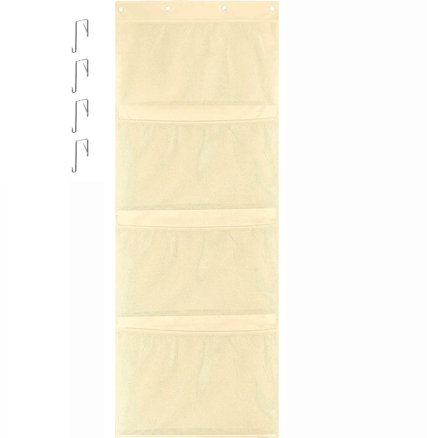 

Over Door Hanging Storage Bag for Stuffed Animals & Baby Toys, Hammock Toy Organizer Net, Space-Saving Storage Solution хаки