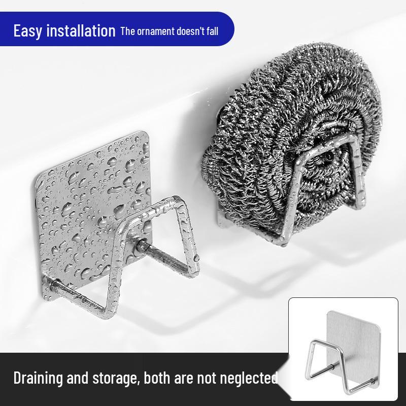 Unterschrank-Waschbecken-Aufbewahrungsregal mit stanzfreien Wandhaken