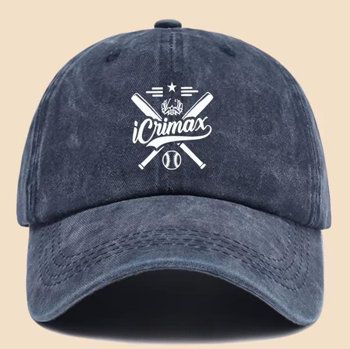 Retro Letter Distressed Baseball Cap with 3D Soft Brim and Sun Protection Visor