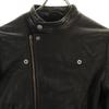 MACPHEE Sheepskin Leather Riders jacket 36 black Tomorrowland Women Used