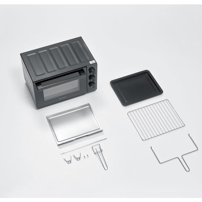 Mini four électrique - SEVERIN - TO 2075 - Chaleur tournante - 1500 W - 30 L - Noir