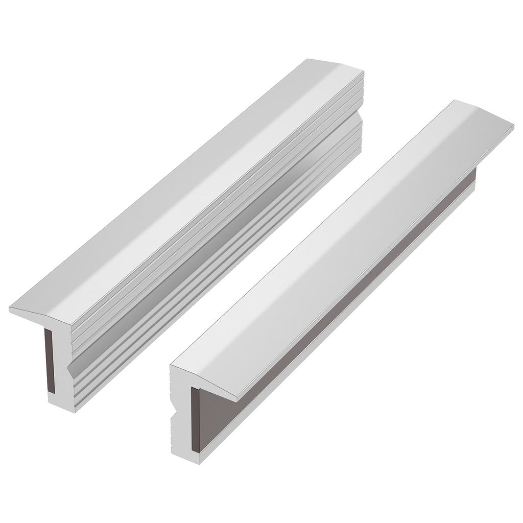 1 pair 4/6 inches Vise Jaws with Magnetic Universal Soft Vice Jaws Pads Covers Multi-Purpose Protector for Any Metal Vice