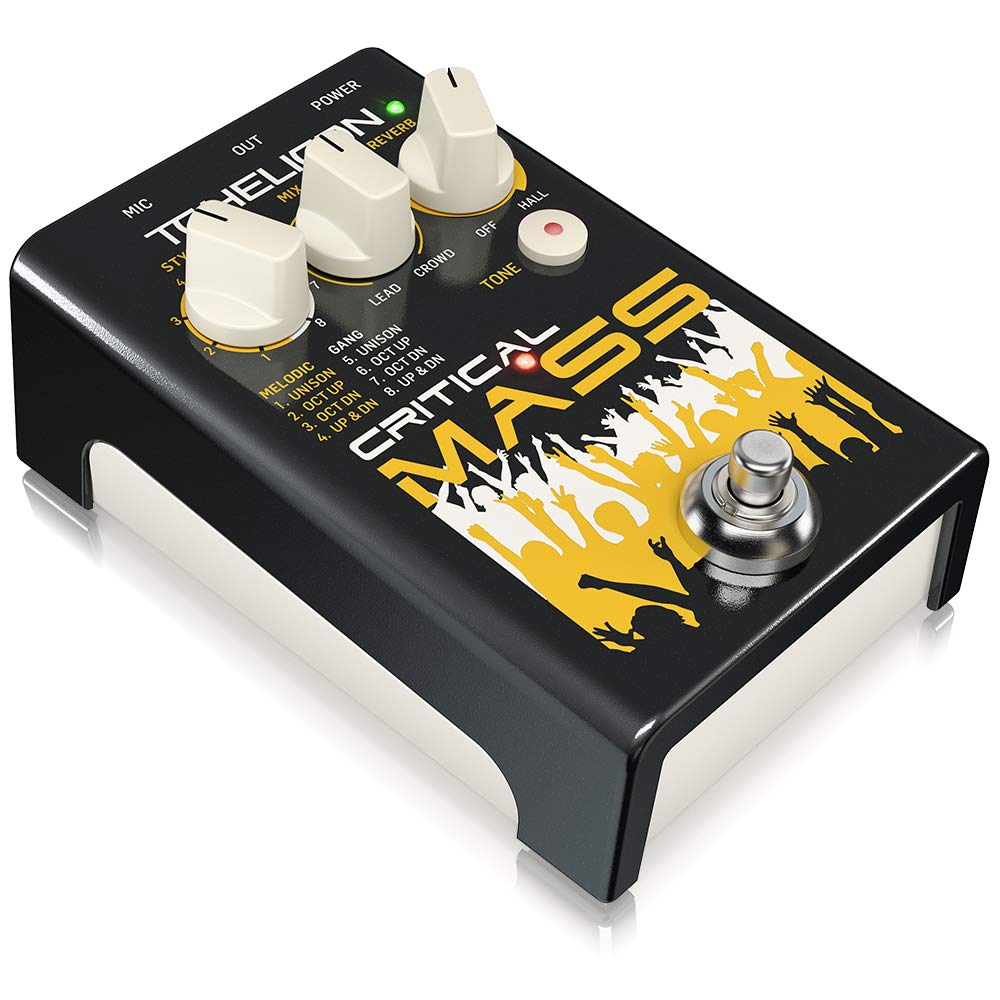 TC Helicon Vocal Effector Group Sound Studio Grade Reverb Adaptive Tone CRITICAL MASS