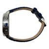 Swiss Alpine Military Orologio da uomo Skymaster Cronografo Cinturino in Pelle Quadrante Blu Quarzo 7084.9535 100M