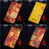 12Pcs Hot Stamping Chinese New Year Red Envelope Rectangular Thickened Red Packet Chinese Style Traditional Hongbao Kids Gift